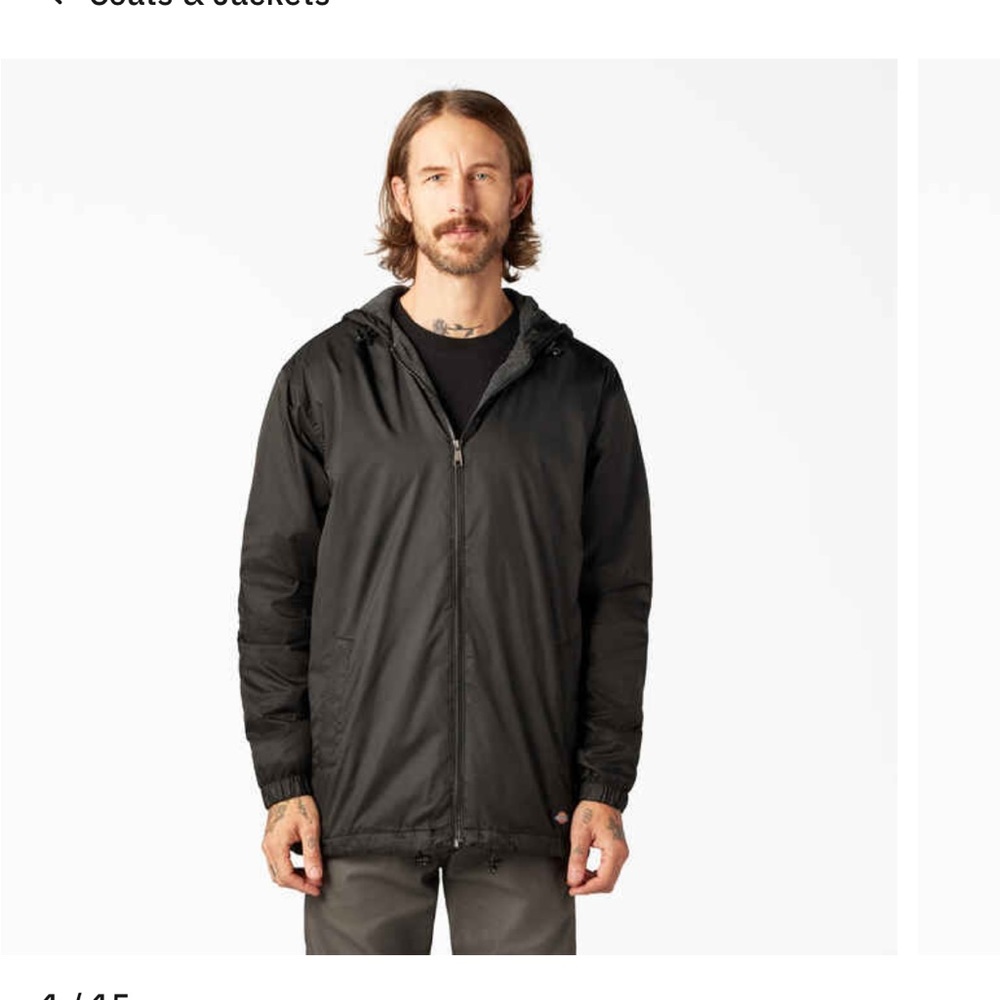 Men’s Dickies Nylon Fleece Lined Jacket- Small